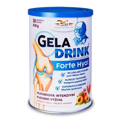 Geladrink FORTE HYAL práškový nápoj broskev 420g