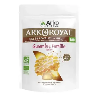 Arkopharma ARKOROYAL Gelée royale + Miel gummies BIO 60ks