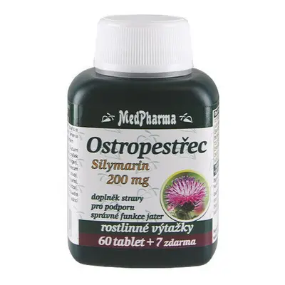 MedPharma Ostropestřec (Silymarin 200mg) tbl.67