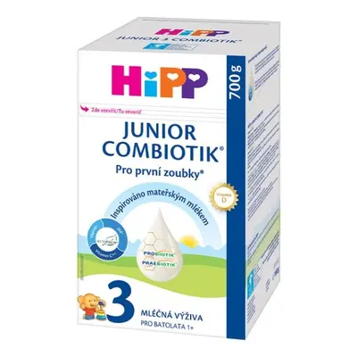 HiPP 3 Junior Combiotik mléčná výživa 700g - balení 3 ks