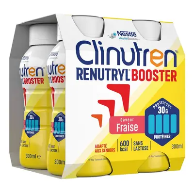 CLINUTREN RENUTRYL BOOSTER JAHODA perorální roztok 4X300ML