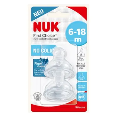 NUK FC+ savička Flow Control 6-18m 2ks