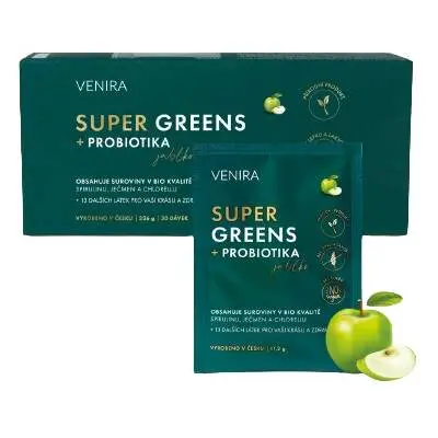 Venira Super greens a probiotika jablko 30 sáčků