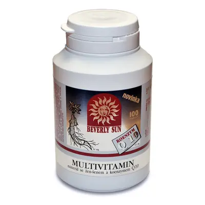 Multivitamin-minerál se ženšenem + koenzym Q10 100 tablet