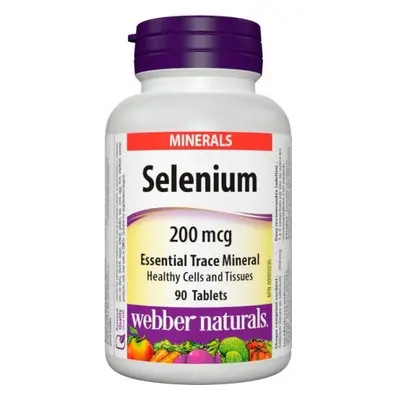 Webber Naturals Selen 200mcg tbl.90