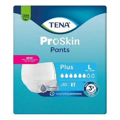 TENA Proskin Pants Plus L Inkontinenční kalhotky 10ks