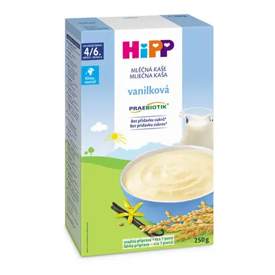 HiPP Mléčná kaše vanilková 4/6m 250g