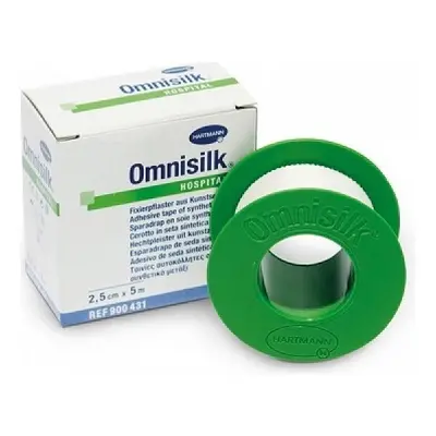 Náplast Omnisilk bílé hedvábí 2.5cmx5m 1ks