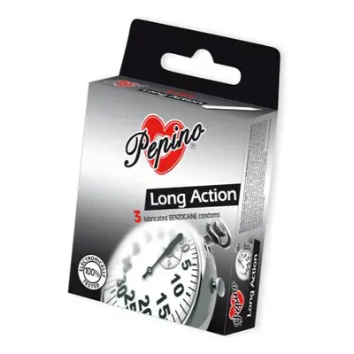 Pepino prezervativ Long Action 3ks