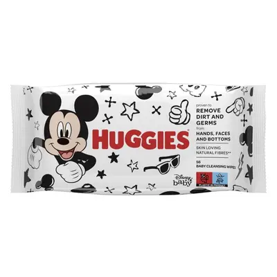 HUGGIES Mickey Mouse vlhčené ubrousky 56ks