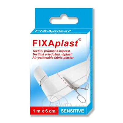 FIXAplast SENSITIVE textilní průdušná náplast 1mx6cm