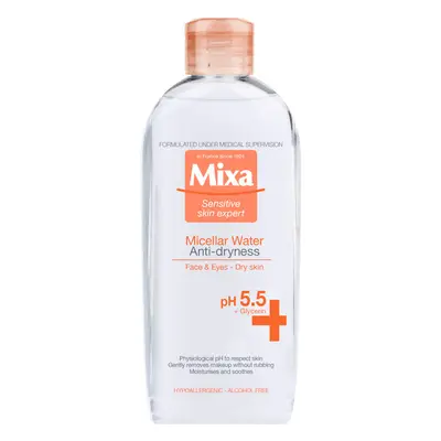 Mixa Anti-Dryness micelární voda proti vysušování pleti pro citlivou pleť 400ml