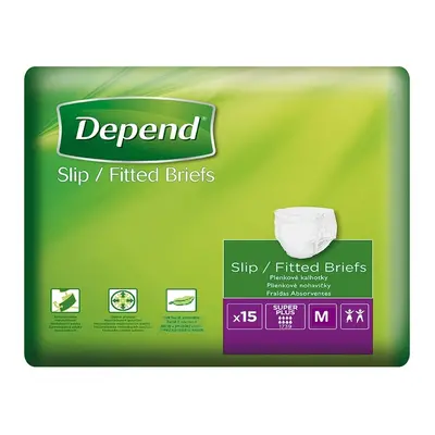 Depend Slip Super Plus inkontinenční kalhotky vel.M 15ks