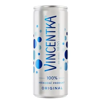 Vincentka přírodní 250ml plech