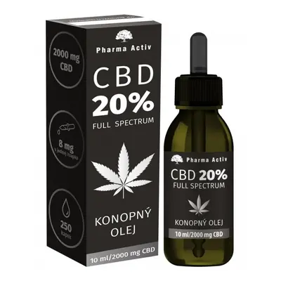 CBD 20% Full Spectrum Konopný olej 2000mg 10ml