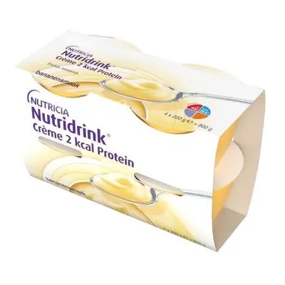 NUTRIDRINK CREME 2 KCAL PROTEIN S PŘÍCHUTÍ BANÁNOVOU POR SOL 4X200G