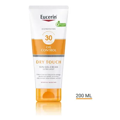 EUCERIN SUN Krémový gel na opalování Dry Touch Oil Control SPF 30 200 ml