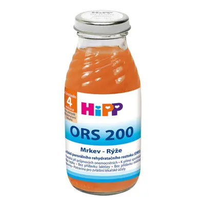 HiPP ORS 200 Mrkvovo-rýžový odvar 4m 200ml