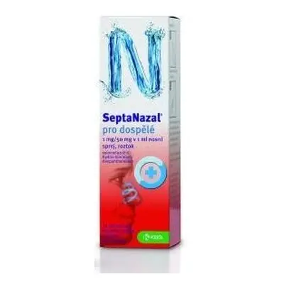 SEPTANAZAL PRO DOSPĚLÉ 1MG/ML+50MG/ML NAS SPR SOL 1X10ML