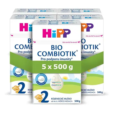 HiPP 2 Combiotik kojenecké mléko BIO 5x500g