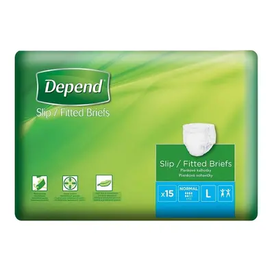 Depend Slip Normal inkontinenční kalhotky vel.L 15ks