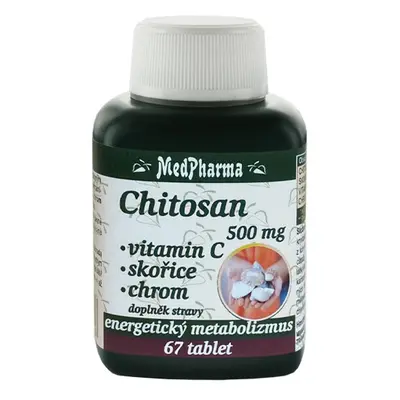 MedPharma Chitosan 500mg+vit.C+chrom tbl.67