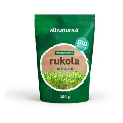 Allnature Semínka na klíčení rukola BIO 100g