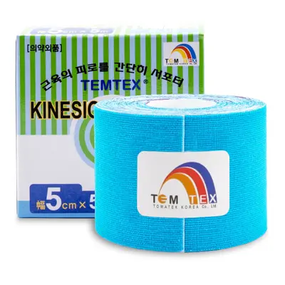 TEMTEX kinesio tejpovací páska modrá 5cmx5m