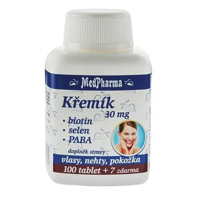 MedPharma Křemík 30mg+Biotin+PABA tbl.107