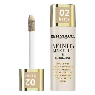 Dermacol Infinity make-up&korektor č.02 beige 20g