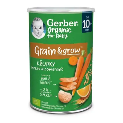 Gerber Křupky s mrkví a pomerančem BIO 35g