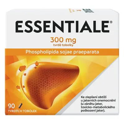 ESSENTIALE 300MG CPS DUR 90