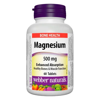 Webber Naturals Magnesium 500 mg 60 tbl