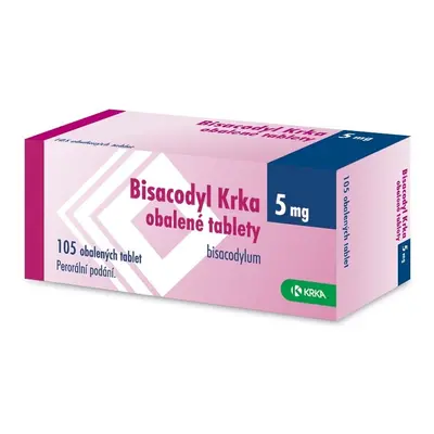 BISACODYL KRKA 5MG TBL OBD 105