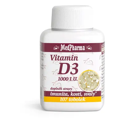 MedPharma Vitamin D3 1000 IU 107 tobolek