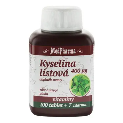 MedPharma Kyselina listová 400mcg tbl.107