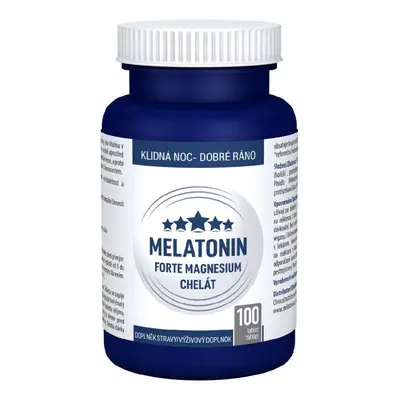 Clinical Melatonin Forte Magnesium chelát tbl.100