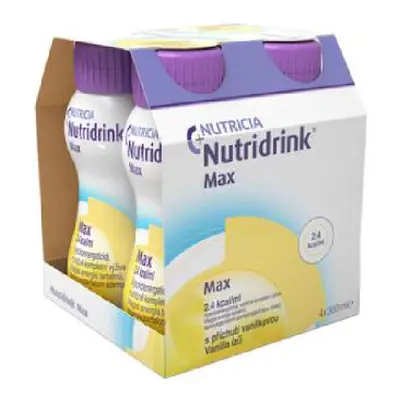 NUTRIDRINK MAX S PŘÍCHUTÍ VANILKOVOU POR SOL 4X300ML