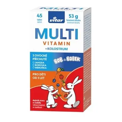 Vitar Kids Multi+kolostrum tbl.45