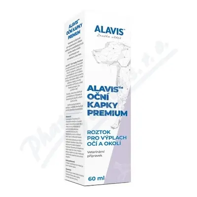 ALAVIS Oční kapky Premium pro výplach očí 60ml