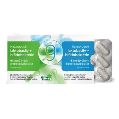 Naturprodukt laktobacily+bifidobakterie cps.15