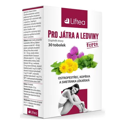 LIFTEA pro játra a ledviny tob.30