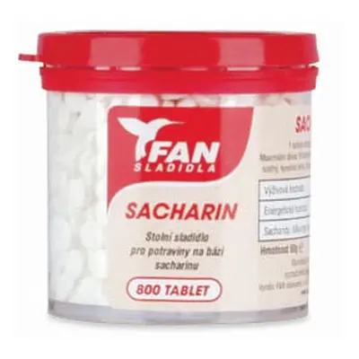 Fan sladidlo Sacharin 50g/800 tablet