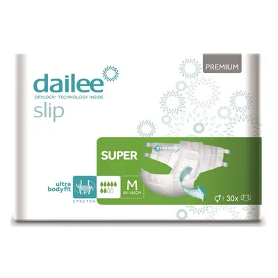 Dailee Slip Premium SUPER inkontinenční kalhotky M, 30ks