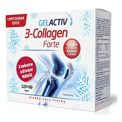 GelActiv 3-Collagen Forte Dárkové bal. cps.120+60