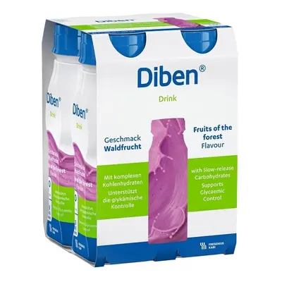 DIBEN DRINK PŘÍCHUŤ LESNÍ PLODY POR SOL 4X200ML