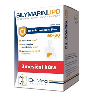 SILYMARIN LIPO Da Vinci Academia 60+30 tobolek