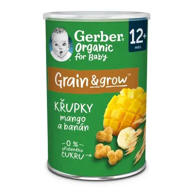 Gerber Křupky s mangem a banánem BIO 35g 12M+