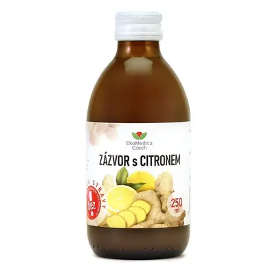 Zázvor s citronem 250ml EKOMEDICA