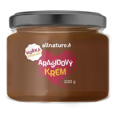 Allnature Arašídový krém hořká čokoláda 220g